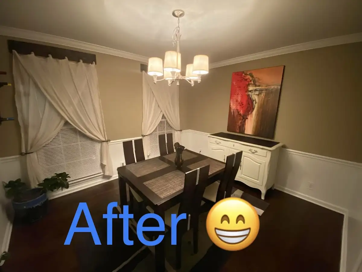 Professional dining room restoration after water damage in Benson